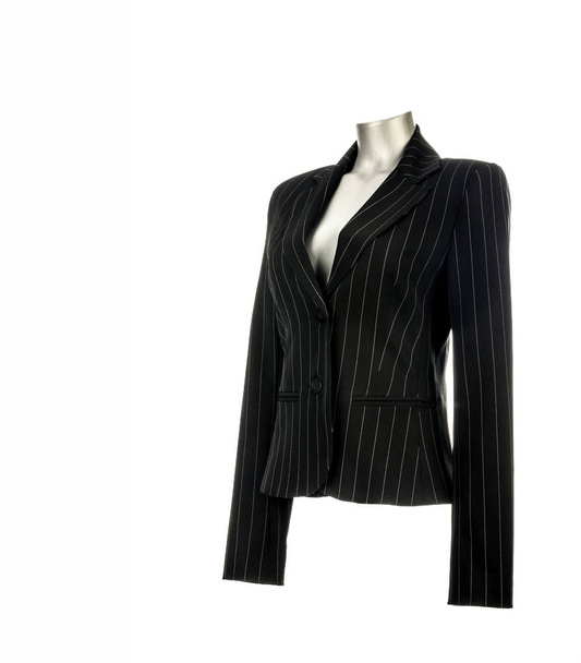 Κομψό σακάκι μπλέιζερ μαύρο επιχειρήσεων γυναικών - Φωτογραφία, εικόνα