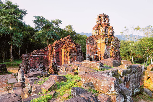 Мой сын индуистские храмы и святилище близ Хойан Вьетнам
 - Фото, изображение