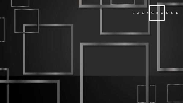 Абстрактний метал Векторний фон з розкішним блискучим сірим квадратом
 - Вектор, зображення