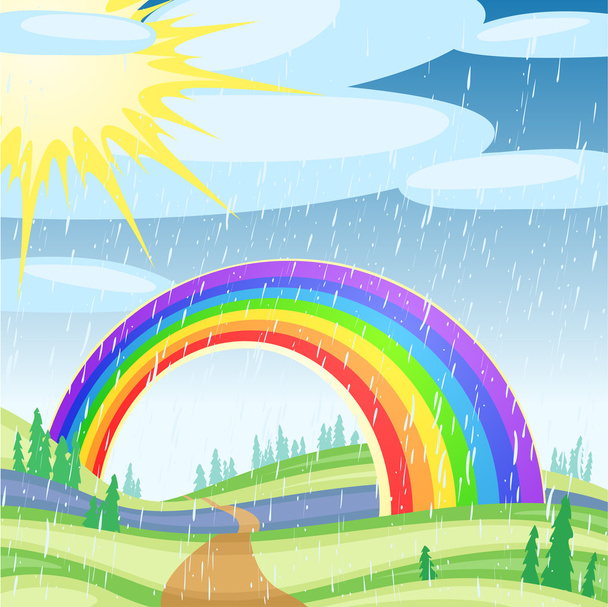 Regenboog - Vector, afbeelding