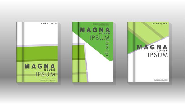 Концепция обложки книги абстрактный геометрический фон с сочетанием цветов и форм
 - Вектор,изображение