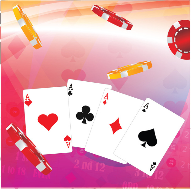Poker Aces - Вектор, зображення