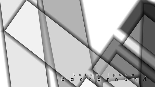 Projeto abstrato do fundo do vetor elemento de tubo retangular vector background 3D. - Vetor, Imagem