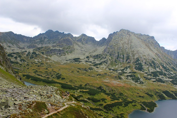 Kozi wierch szczyt z doliny pięciu jezior w Tatry, Polska, Europa - Zdjęcie, obraz