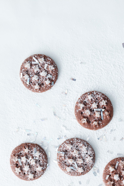 Chocolate christmas cookies - Foto, Imagem