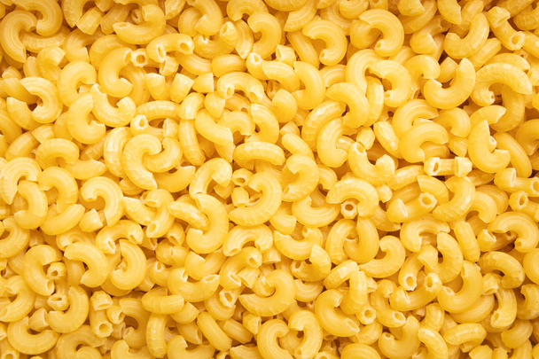 top view of italian macaroni pasta for background - Foto, Imagem