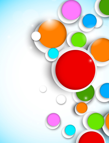 Colorful circles - Vector, afbeelding