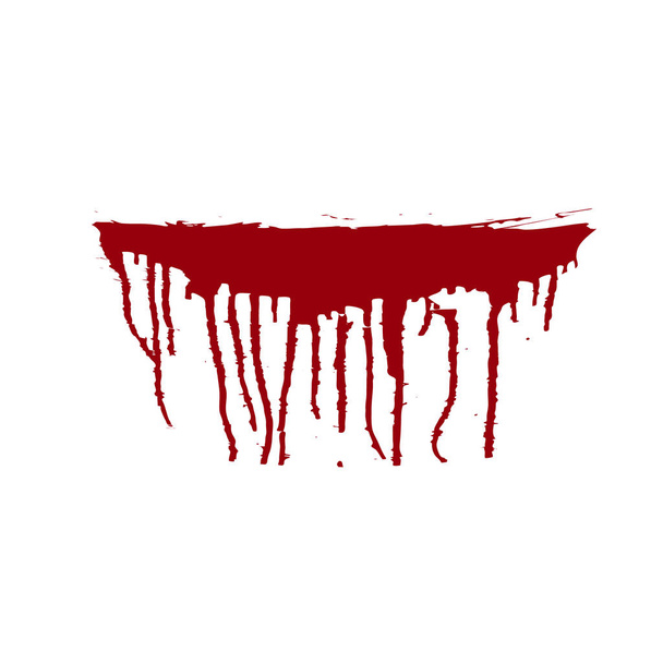 A spot of blood. Stains blood splatter. Vector illustration on isolated background. - Vector, Image