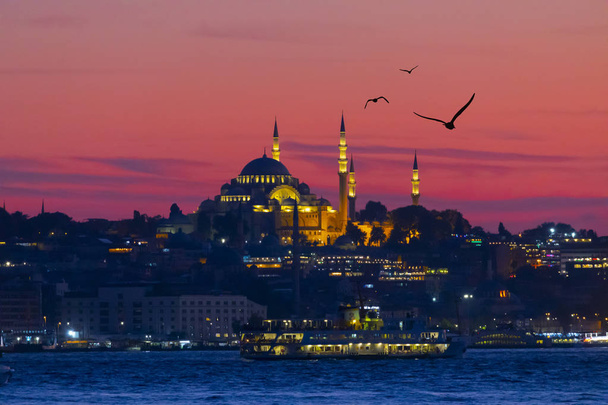スレイマニエ ・ モスク、イスタンブール、トルコ - 写真・画像