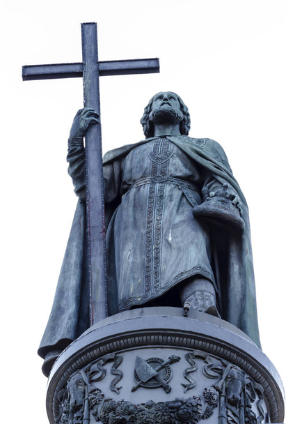 Monument to the Kiev prince Vladimir the Baptist. Kiev. Ukraine - Photo, Image