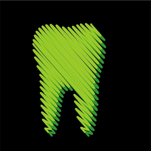 λογότυπο οδοντιάτρου - Διάνυσμα, εικόνα