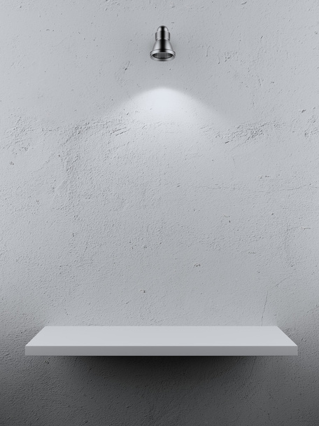 Empty Shelf spot light - Foto, imagen