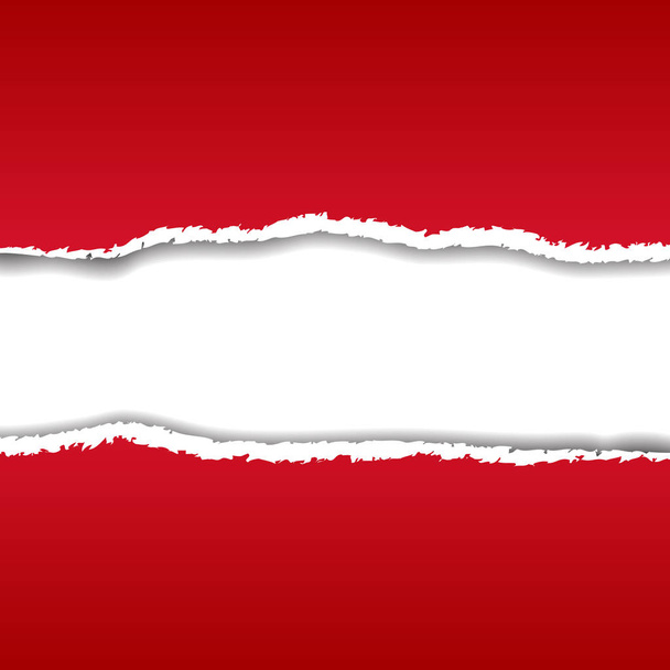 vektor reális vörös háttér papírral - Vektor, kép