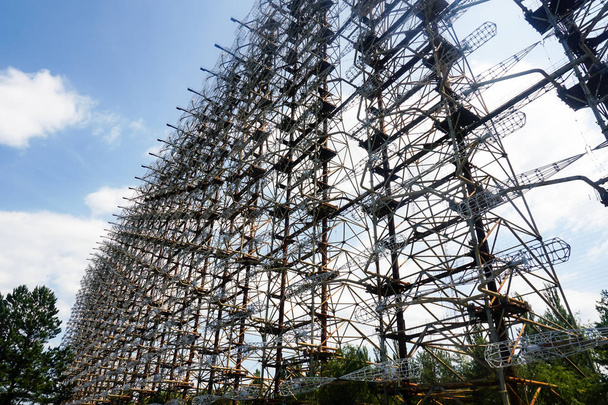 Former military Duga radar system in Chernobyl Exclusion Zone, Ukraine - Photo, Image