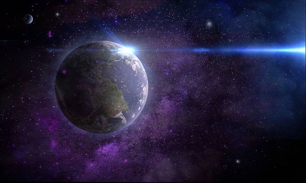 Planeta Země z vesmíru - Fotografie, Obrázek