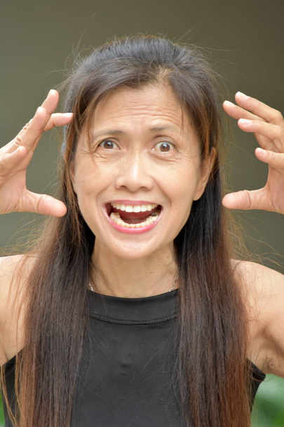 An Anxious Asian Woman - Fotografie, Obrázek