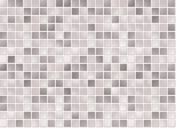 无缝灰色正方形瓷砖图案 - Διάνυσμα, εικόνα