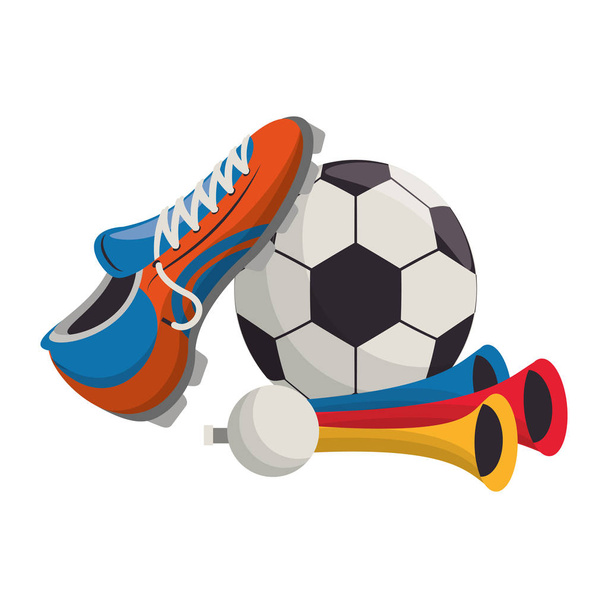 Fútbol fútbol deporte juego concepto
 - Vector, imagen