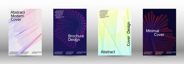 Cover design template set  - Vector, Image