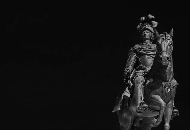 βασιλιάς jose εγώ άγαλμα στη Λισαβόνα - Φωτογραφία, εικόνα