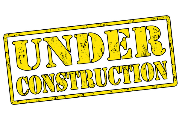 Under Construction stamp - Vector, Image
