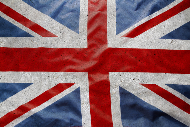 Grunge Britse vlag - Foto, afbeelding
