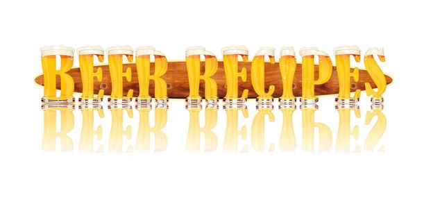 BEER ALPHABET letras BEER RECIPES
 - Foto, imagen