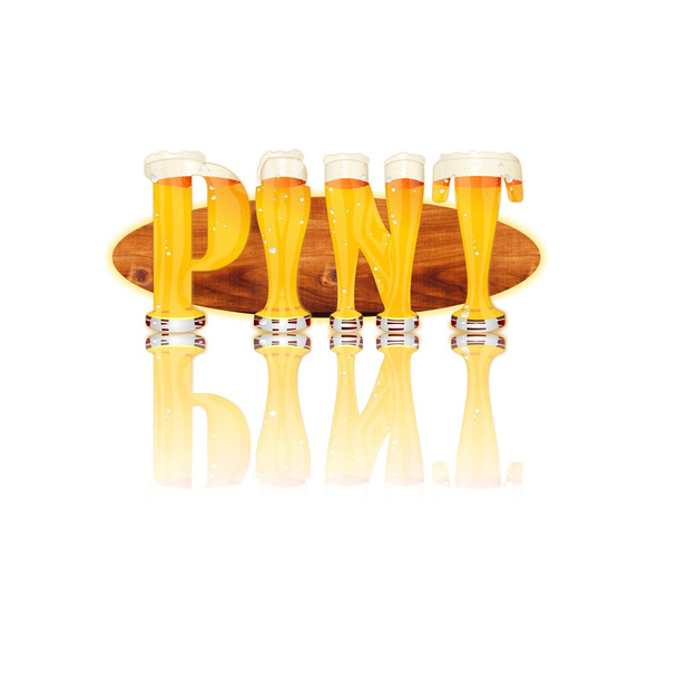 μπύρα αλφάβητο γράμματα πίντα - Φωτογραφία, εικόνα