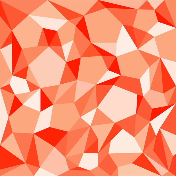 Abstract Orange polygonal background. Vector - Vector, Image