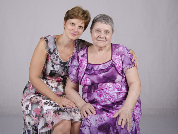 rodinný portrét, dítě, babička a prababička - Fotografie, Obrázek