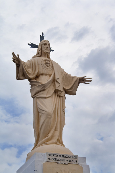 Estátua de Jesus Cristo. Sagrado Coração. Símbolo Cristianismo
 - Foto, Imagem