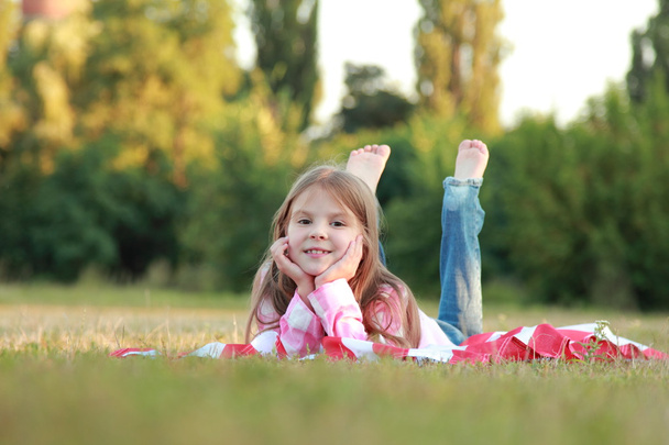 Happy adorable little girl - Фото, зображення