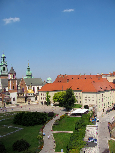 Panorama Wawel katedrály v Krakow (Polsko) - Fotografie, Obrázek