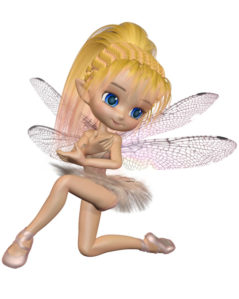 Toon Dragonfly Ballerina Fairy - Rose
 - Photo, image