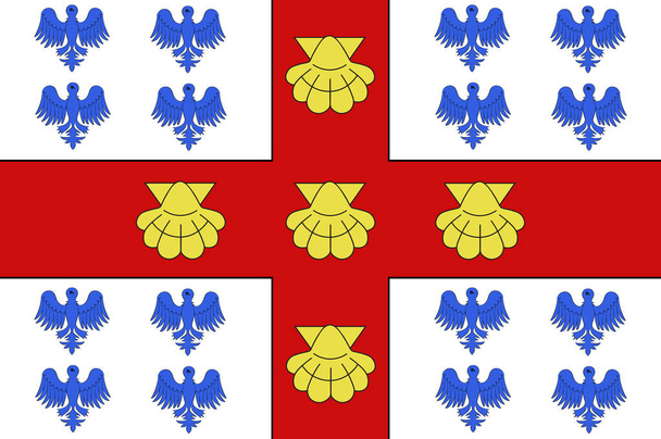 Vlag van Laval in Canada - Foto, afbeelding