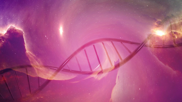 DNA nici medycznych genetyka badania tła - Materiał filmowy, wideo