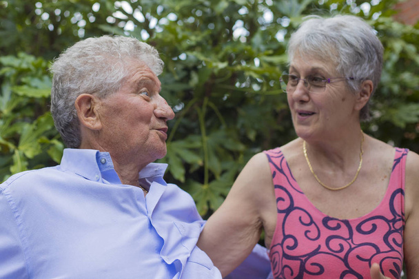 Portrait de couple plus âgé
 - Photo, image
