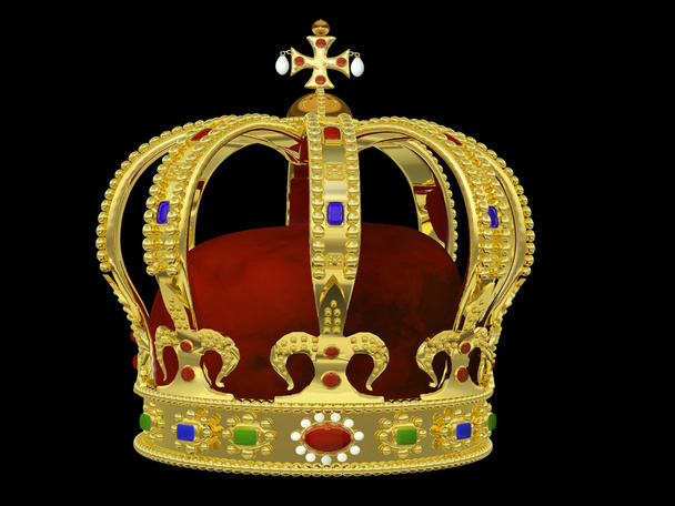 Corona reale con gioielli
 - Foto, immagini