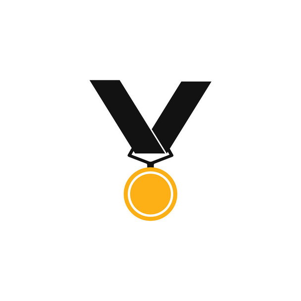 Conjunto de la medalla icono vector ilustración
  - Vector, Imagen
