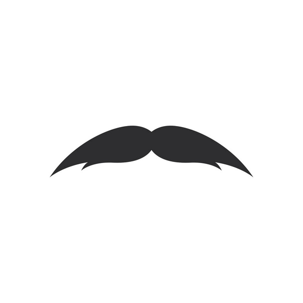 Moustache logo template vector  - Вектор,изображение