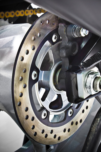 Disk brake of a motorcycle - Photo, Image
