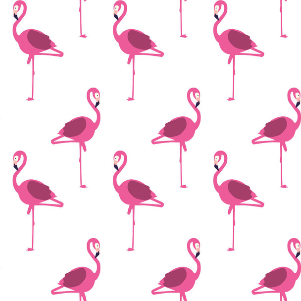 Kaunis kukka kesä kuvio tausta flamingo. Täydellinen taustakuvia, web-sivun taustat, pintakuvioita, tekstiili
. - Valokuva, kuva