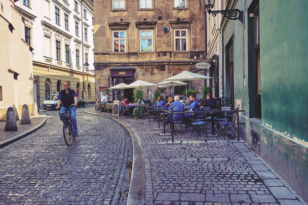 Café in der Straße  - Foto, Bild