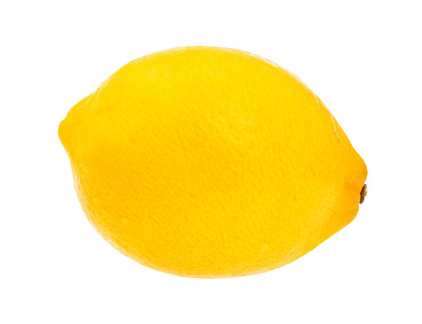čerstvý žlutý citron izolovaný na bílém - Fotografie, Obrázek