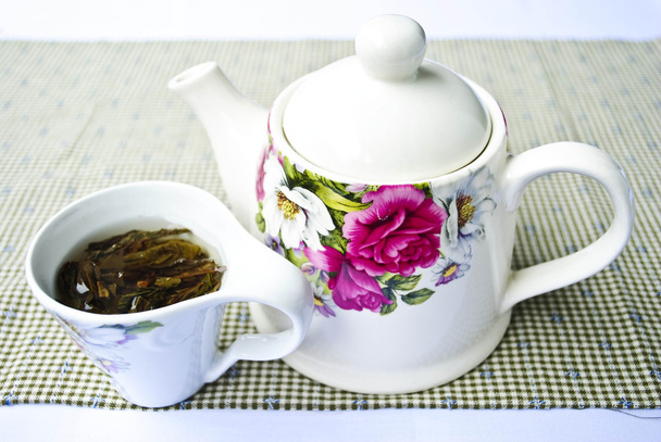 Cup of hot tea close up shoot - Photo, Image