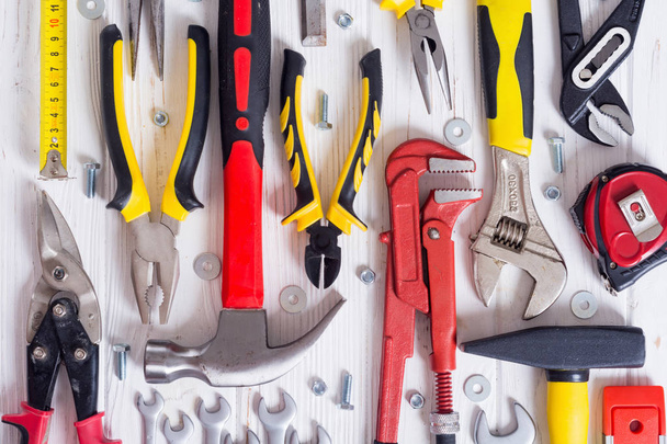 Set of hand tools  - Zdjęcie, obraz