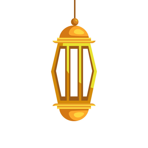 ramadan kareem lamp opknoping decoratie - Vector, afbeelding
