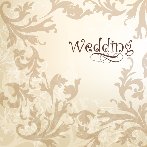Wedding elegant background for design - Vektör, Görsel