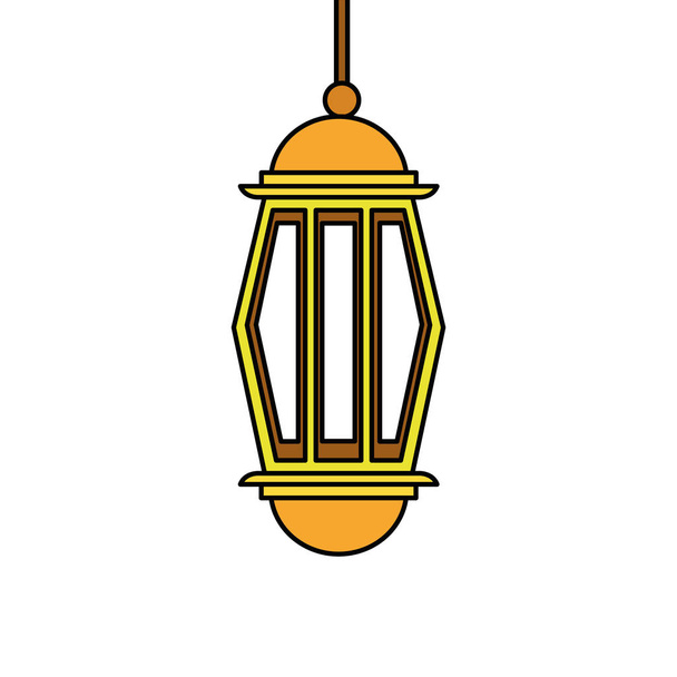 ramadan kareem lamp hanging decoration - Vector, Image