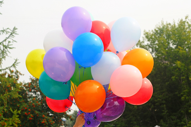 colorful balloons in the city festival - Photo, Image